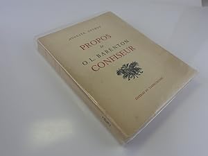 Imagen del vendedor de Propos de O.L. Barenton Confiseur. a la venta por Librairie Christian Chaboud