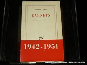 Image du vendeur pour Carnets** janvier 1942 - mars 1951 mis en vente par Librairie Christian Chaboud