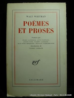 Seller image for Pomes en proses for sale by Librairie Christian Chaboud