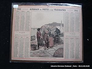 Seller image for Almanach des Postes et des Tlgraphes 1912 Dpartement de la Seine. for sale by Librairie Christian Chaboud