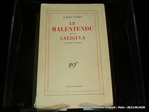 Seller image for Le malentendu suivi de Caligula. Nouvelles versions. for sale by Librairie Christian Chaboud