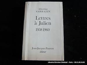 Seller image for Lettres  Julien 1958-1960 for sale by Librairie Christian Chaboud