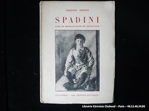 Imagen del vendedor de Spadini. Avec 33 reproductions en phototypie a la venta por Librairie Christian Chaboud
