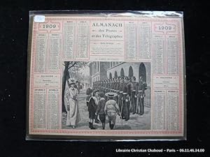 Seller image for Almanach des Postes et des Tlgraphes 1909 Dpartement de la Seine. for sale by Librairie Christian Chaboud