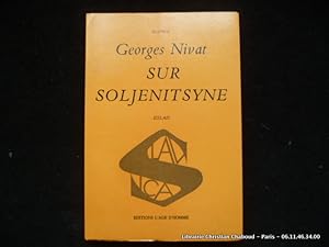 Image du vendeur pour Sur Soljenitsyne mis en vente par Librairie Christian Chaboud