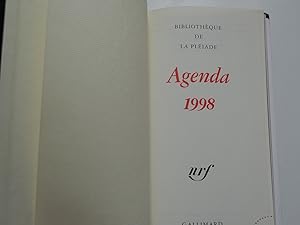 Bild des Verkufers fr Bibliothque de la pliade. Agenda 1998 zum Verkauf von Librairie Christian Chaboud