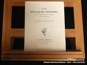 Seller image for Sur quelques peintres. (Renoir, Claude Monet, G. Bouche) et sur une Sonate. for sale by Librairie Christian Chaboud