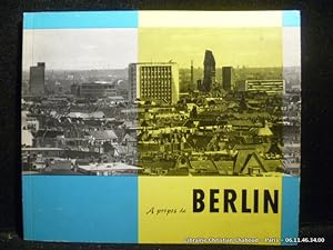 Seller image for A propos de Berlin for sale by Librairie Christian Chaboud