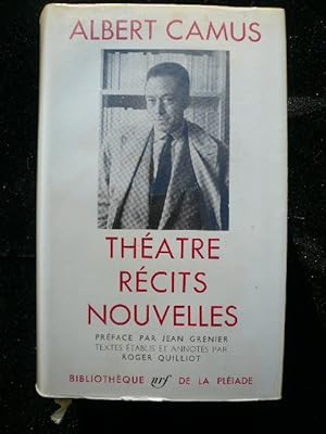 Seller image for Camus. Thtre. Rcit. Nouvelles. for sale by Librairie Christian Chaboud