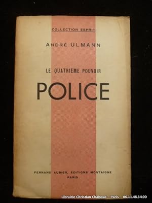 Imagen del vendedor de Le quatrime pouvoir. Police. a la venta por Librairie Christian Chaboud