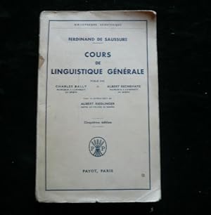 Seller image for Cours de linguistique gnrale for sale by Librairie Christian Chaboud