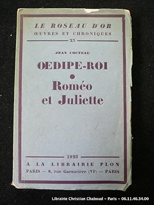 Seller image for Oedipe-Roi. Romeo et Juliette. for sale by Librairie Christian Chaboud