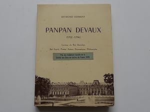 Seller image for Panpan Devaux (1712-1796). Lecteur du Roi Stanislas, Bel esprit, Auteur dramatique, Philosophe. for sale by Librairie Christian Chaboud
