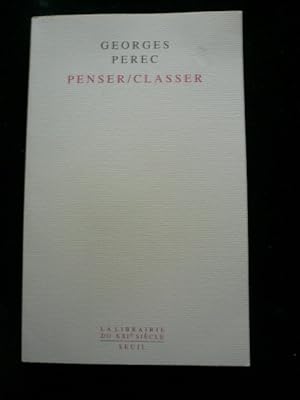 Seller image for Penser / Classer for sale by Librairie Christian Chaboud
