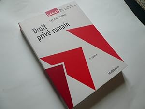 Seller image for Droit prive romain for sale by Librairie Christian Chaboud