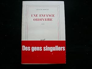 Bild des Verkufers fr Une enfance ordinaire zum Verkauf von Librairie Christian Chaboud