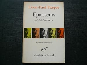Seller image for Epaisseurs - Vulturne. for sale by Librairie Christian Chaboud