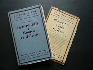 Seller image for Oedipe-Roi. Romeo et Juliette for sale by Librairie Christian Chaboud