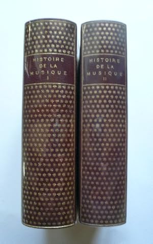 Immagine del venditore per Histoire de la musique, 2 volumes. Tome 1, Des origines  Jean-Sbastien Bach. Tome II, Du XVIIIe sicle  nos jours. venduto da Librairie Christian Chaboud