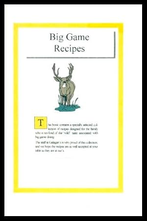 BIG GAME RECIPES