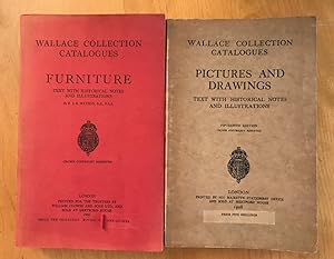 Wallace Collection Catalogues. 2 volumes: Pictures and Drawings, text with historical notes and i...