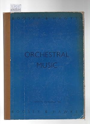 Complete Catalogue of Orchestral Music 1942