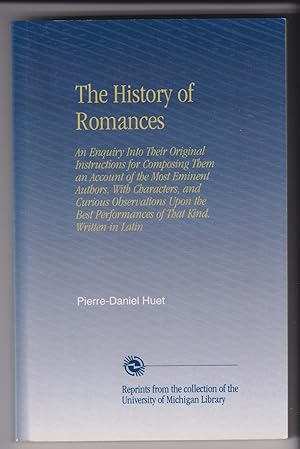 Imagen del vendedor de The History of Romances a la venta por Steven Moore Bookseller