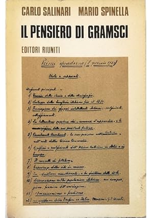 Immagine del venditore per Il pensiero di Gramsci venduto da Libreria Tara