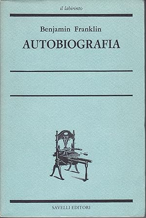 Seller image for Autobiografia A cura di Paola Ludovici for sale by Libreria Tara