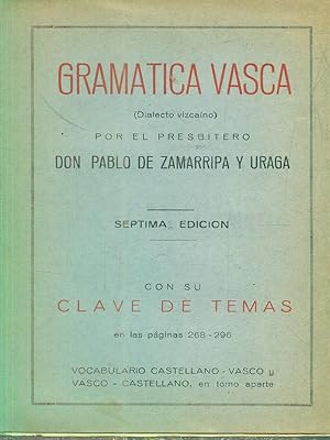 Imagen del vendedor de Gramatica vasca a la venta por Librodifaccia