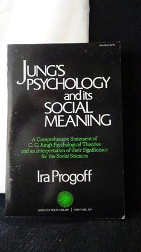 Bild des Verkufers fr Jung's psychology and its social meaning. zum Verkauf von GAMANDER ANTIQUARIAT