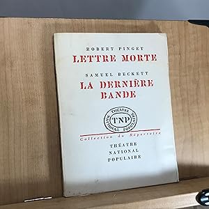 Seller image for Lettre Morte & La Derniere Bande for sale by ROBIN RARE BOOKS at the Midtown Scholar