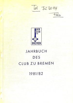 Jahrbuch des Club zu Bremen 1981/82