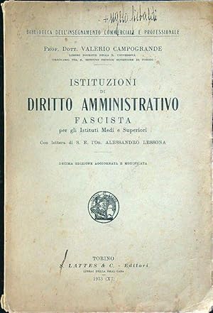 Istituzioni di diritto amministrativo fascista