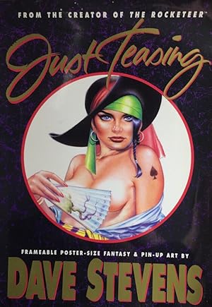 Bild des Verkufers fr Just Teasing. Framable poster-size fantasy & Pin-Up art. zum Verkauf von Antiquariat J. Hnteler