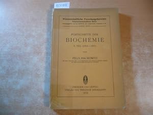 Fortschritte der Biochemie. Teil. 2: 1924-31