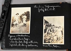 ALBUM OF 85 SNAPSHOTS OF JAPAN 1916 - 1923, FUJIYAMA AND MORE
