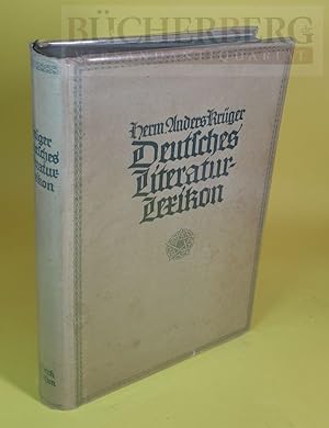 Imagen del vendedor de Deutsches Literatur-Lexikon Biographisches und bibliographisches Handbuch mit Motivbersichten und Quellennachweisen a la venta por Bcherberg Antiquariat