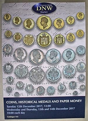 Catalogue 143. December 2017. Coins, Historical Medals and Paper Money.