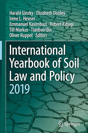 Bild des Verkufers fr International Yearbook of Soil Law and Policy 2019 zum Verkauf von moluna