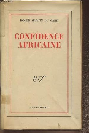 Bild des Verkufers fr Confidence Africaine zum Verkauf von Le-Livre