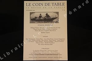 Image du vendeur pour Le Coin de Table, N40 : Eternel phmre : Pierre-Jean Jouve, ou l'Exorcisme du Temps (Philippe Pichon) - Paul-Jean Toulet de l'Acadmie (Daniel Ancelet) - Il s'appelait Aboul Kacem - Molire rajeuni // Pomes // Chroniques mis en vente par Librairie-Bouquinerie Le Pre Pnard