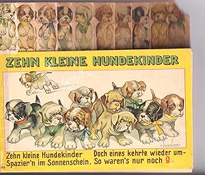 Imagen del vendedor de Zehn kleine Hundekinder. [Verlagsnummer 803]. a la venta por Antiquariat Atlas, Einzelunternehmen