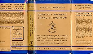 COMPLETE POETIC WORKS OF FRANCIS THOMPSON aka Complete Poems of (ML# 38.1, Spring 1936, 242 Title...