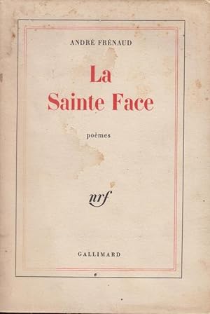 Seller image for La Sainte Face : Poemes. for sale by PRISCA