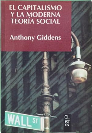 md30878458103 - El Capitalismo Y La Moderna Teoria Social - Anthony Giddens