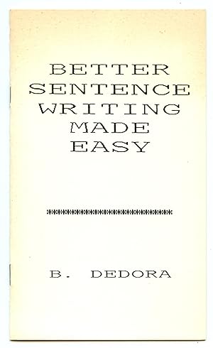 Better Sentence Writing Made Easy