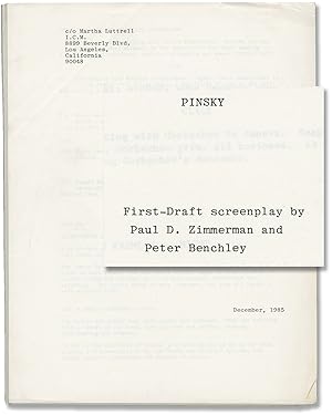 Bild des Verkufers fr Pinsky (Original screenplay for an unproduced film) zum Verkauf von Royal Books, Inc., ABAA