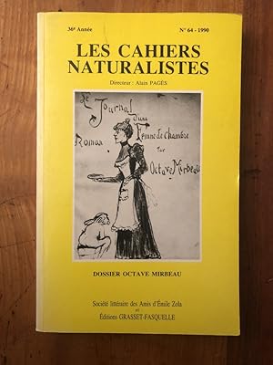 Image du vendeur pour Les Cahiers naturalistes 64 - 1990 - 36e anne : Dossier Octave Mirbeau mis en vente par Librairie des Possibles