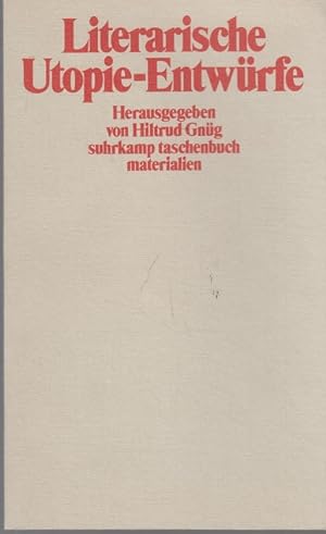 Seller image for Literarische Utopie-Entwrfe Suhrkamp Taschenbuch Nr. 2012 for sale by Allguer Online Antiquariat